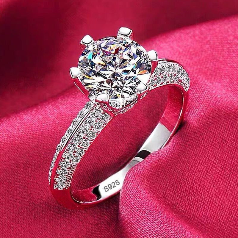 Luxury White Gold Diamond Ring (Free Promo)