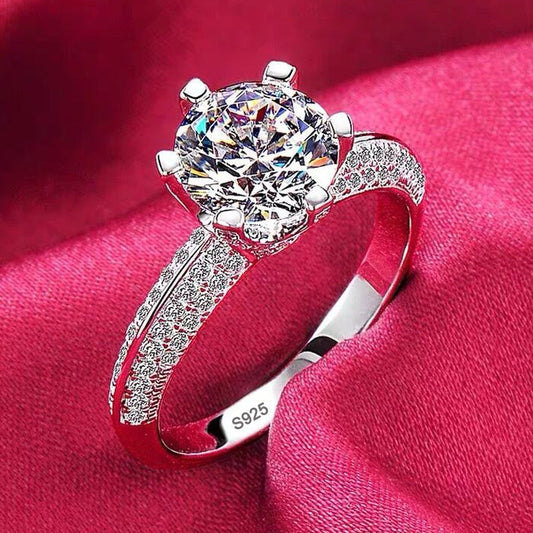 Luxury White Gold Diamond Ring (Free Promo)